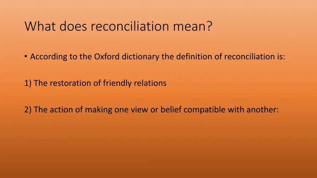 what does reconciliation mean