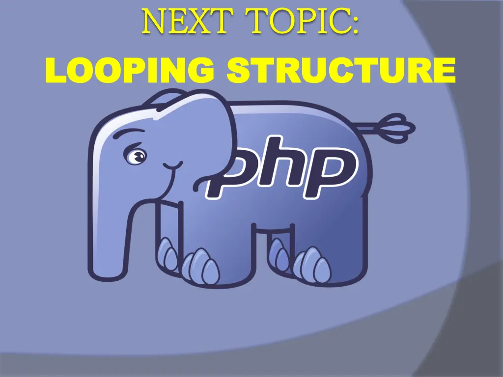 next topic next topic looping structure looping