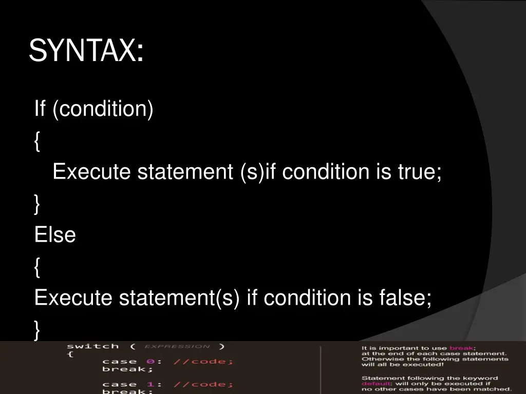 syntax 1