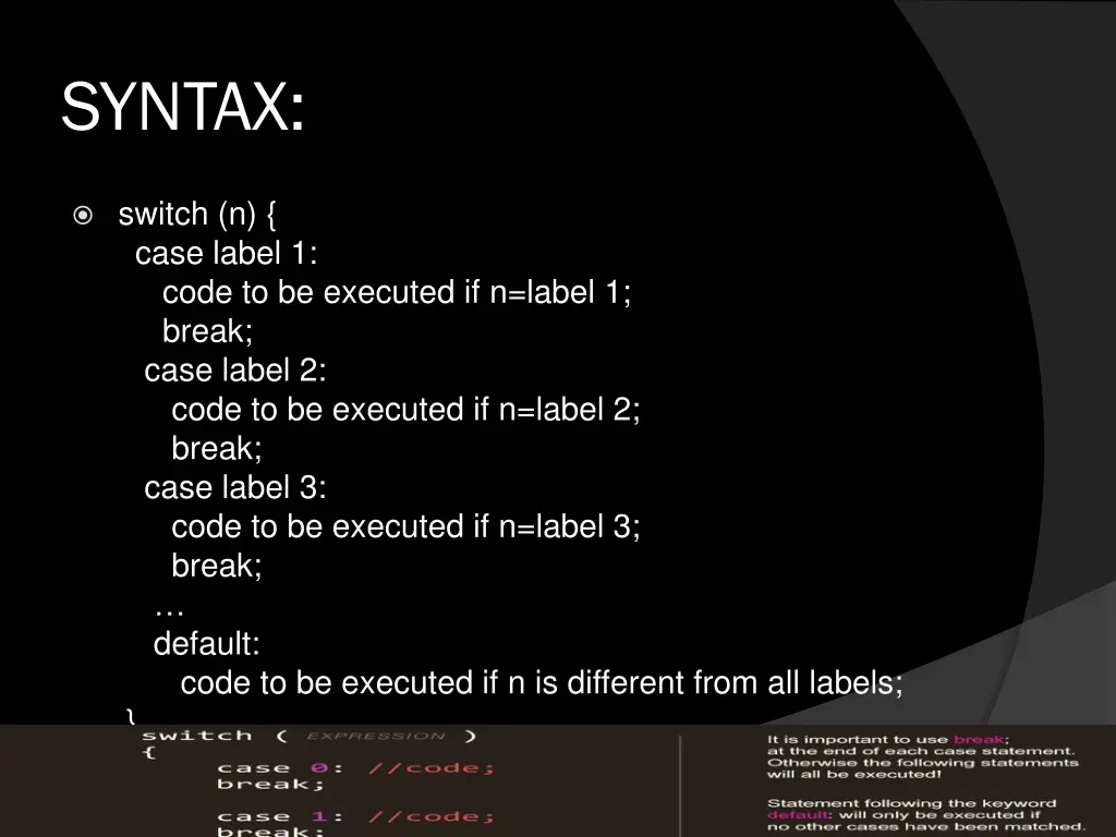 syntax 3