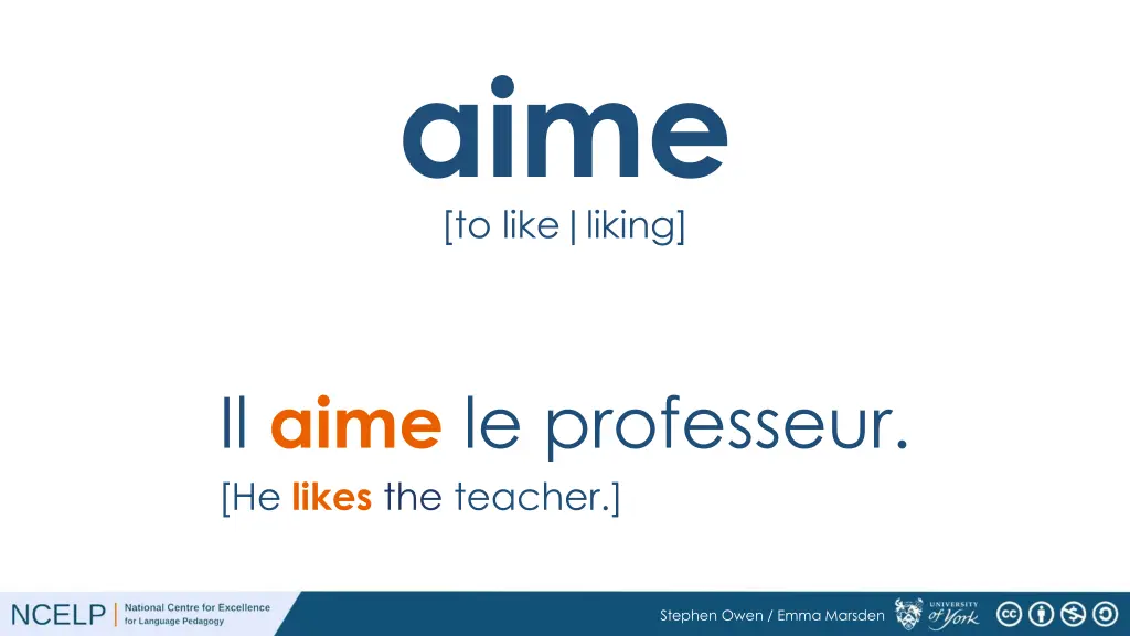 aime to like liking