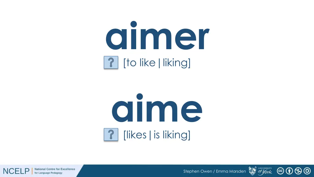 aimer to like liking aime likes is liking 1