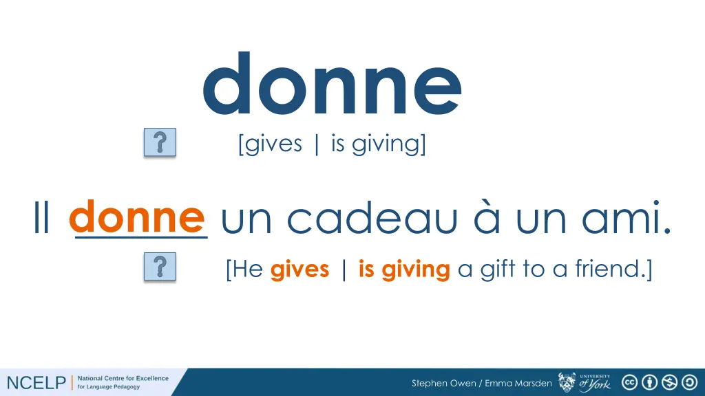 donne gives is giving 1