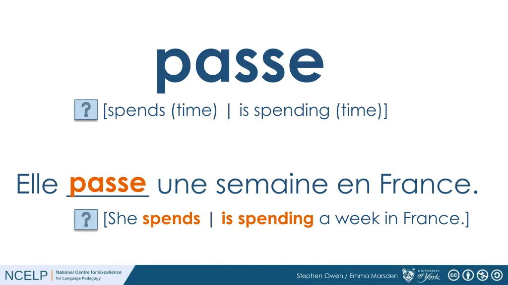 passe spends time is spending time 1