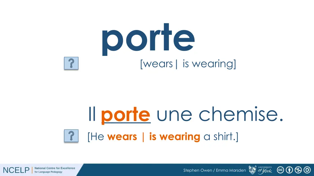 porte wears is wearing 1