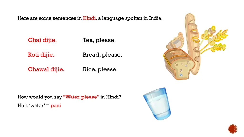 here are some sentences in hindi a language 1