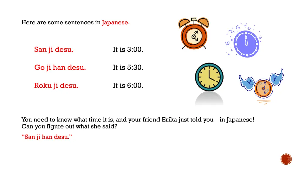 here are some sentences in japanese 1