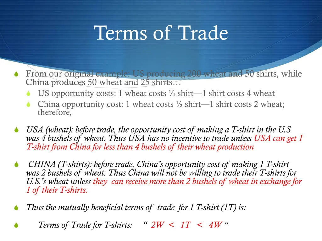 terms of trade 2