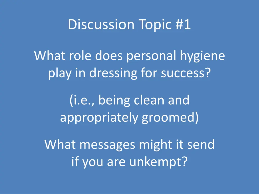 discussion topic 1