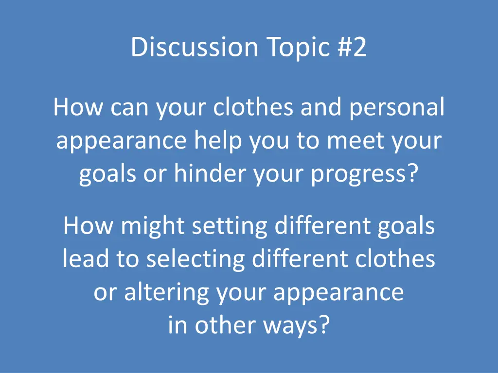 discussion topic 2