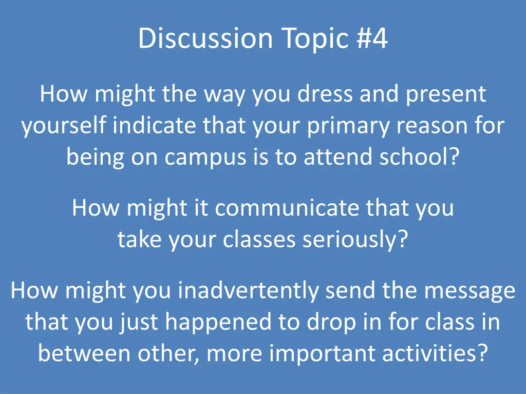 discussion topic 4