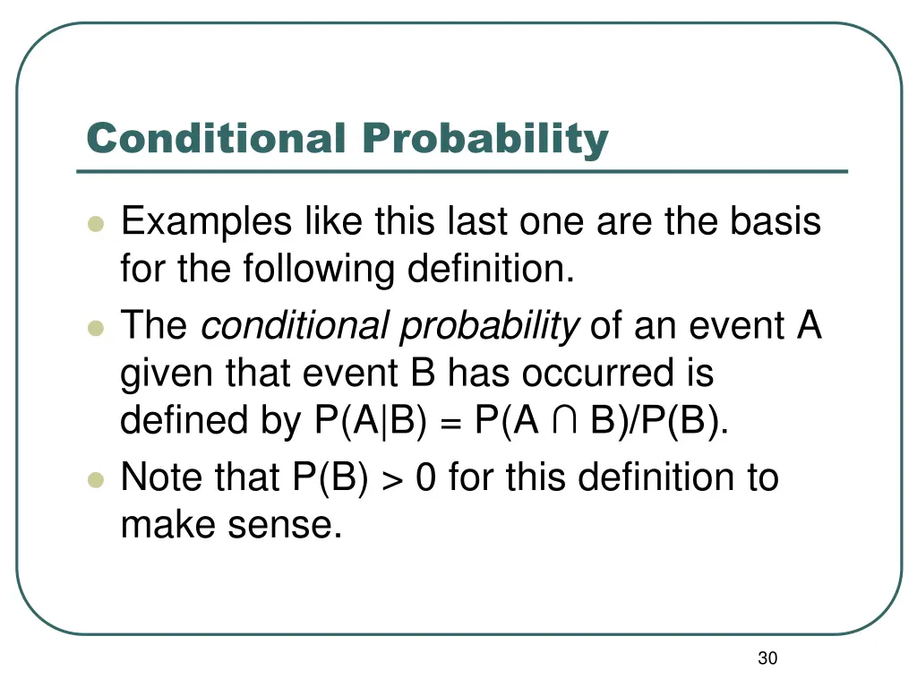 conditional probability 3