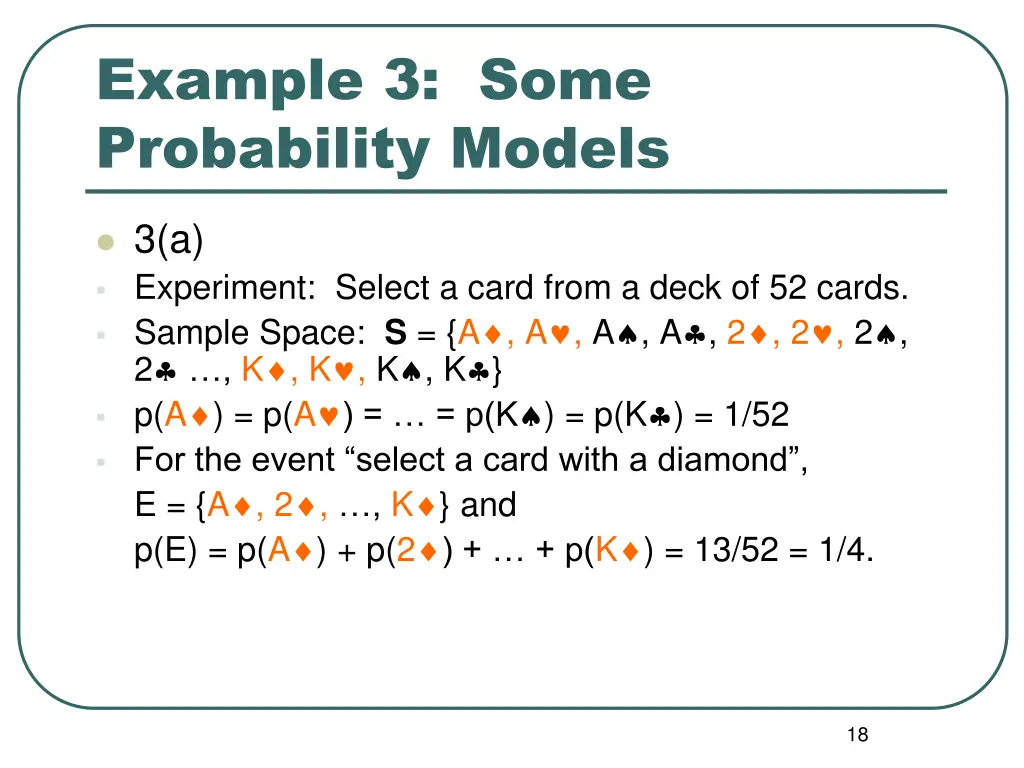 example 3 some probability models