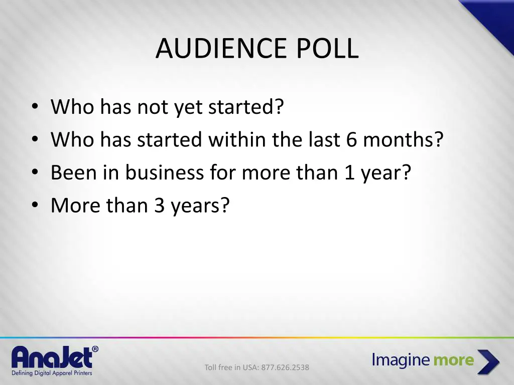 audience poll