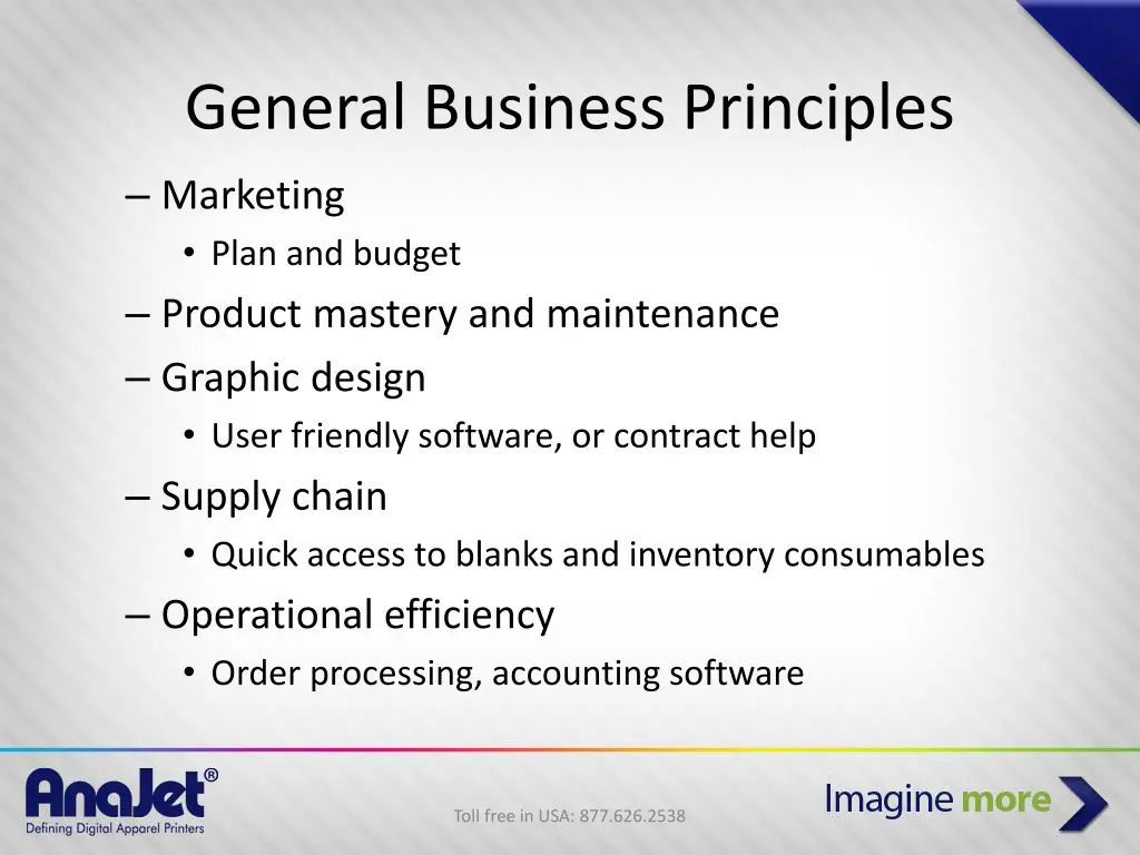 general business principles