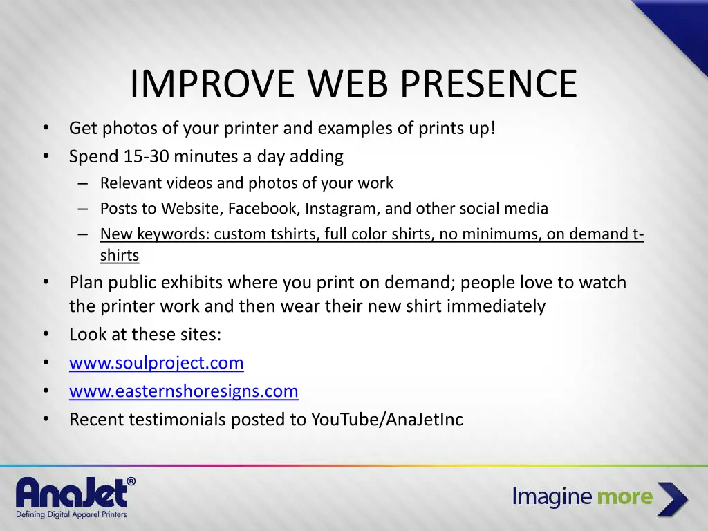 improve web presence