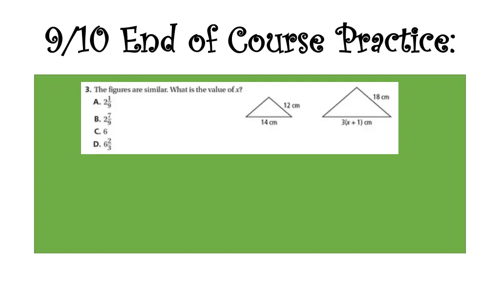 9 10 end of course practice 9 10 end of course 2