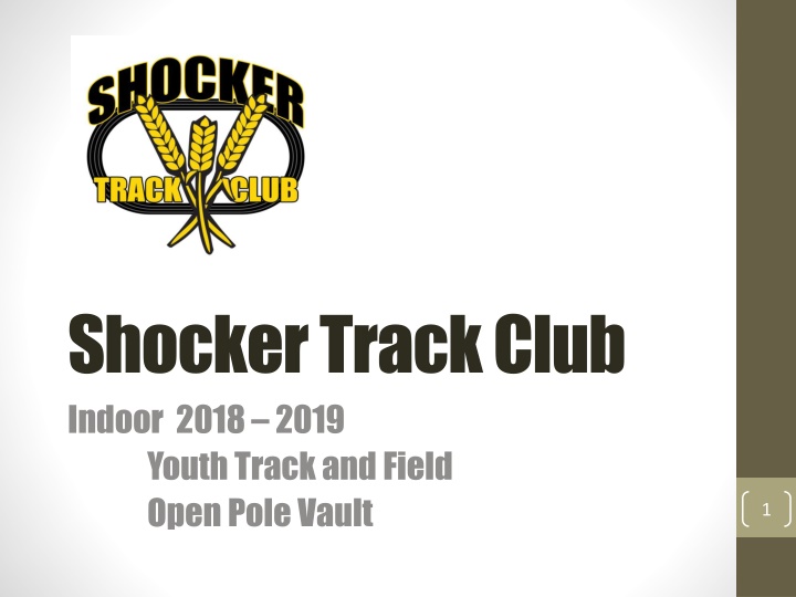 shocker track club indoor 2018 2019 youth track