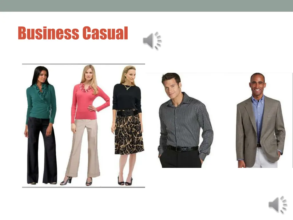 business casual