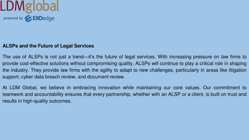 alsps and the future of legal services