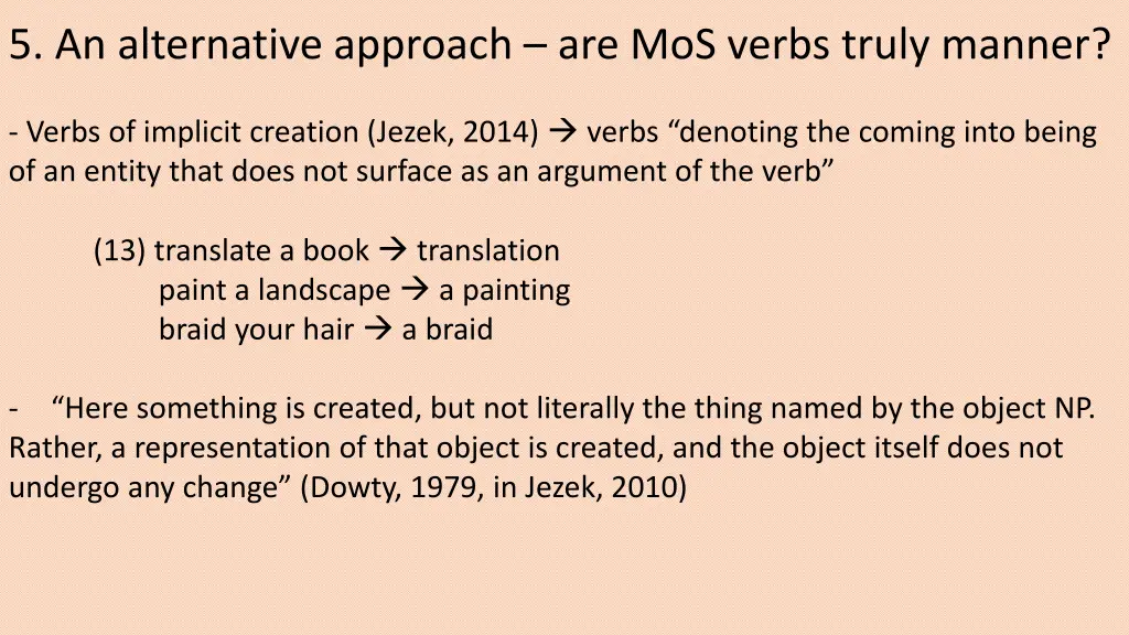 5 an alternative approach are mos verbs truly 5