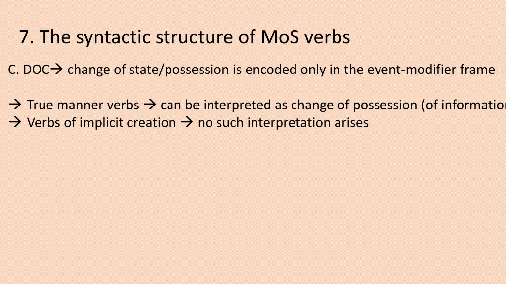 7 the syntactic structure of mos verbs 5