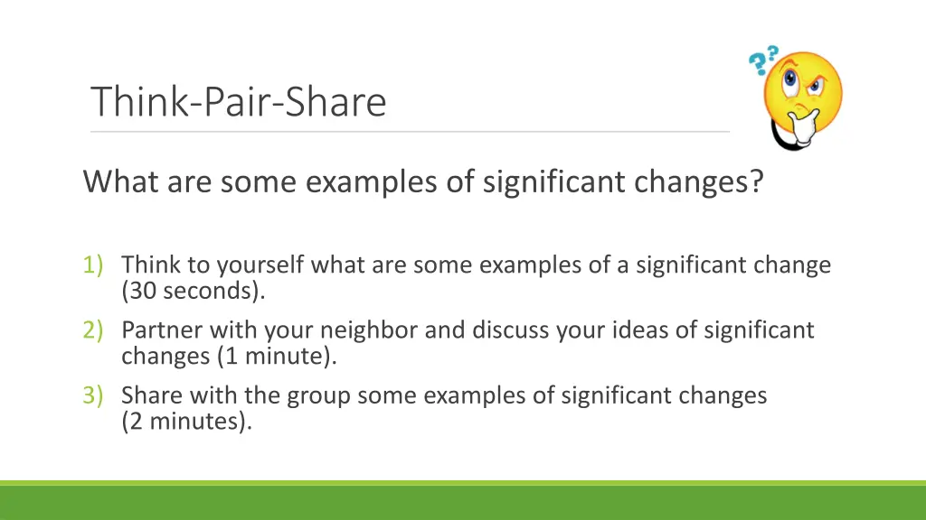 think pair share