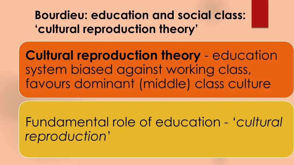 bourdieu education and social class cultural