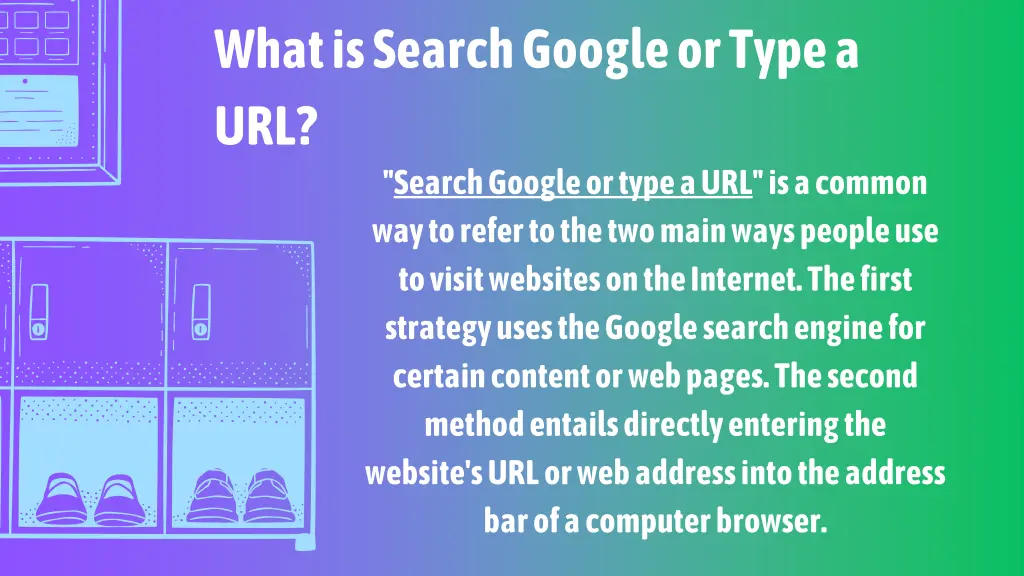 what is search google or type a url search google