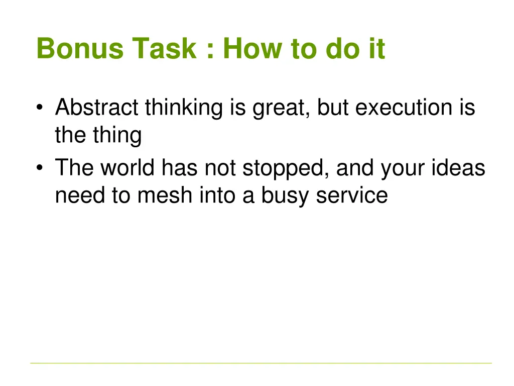 bonus task how to do it