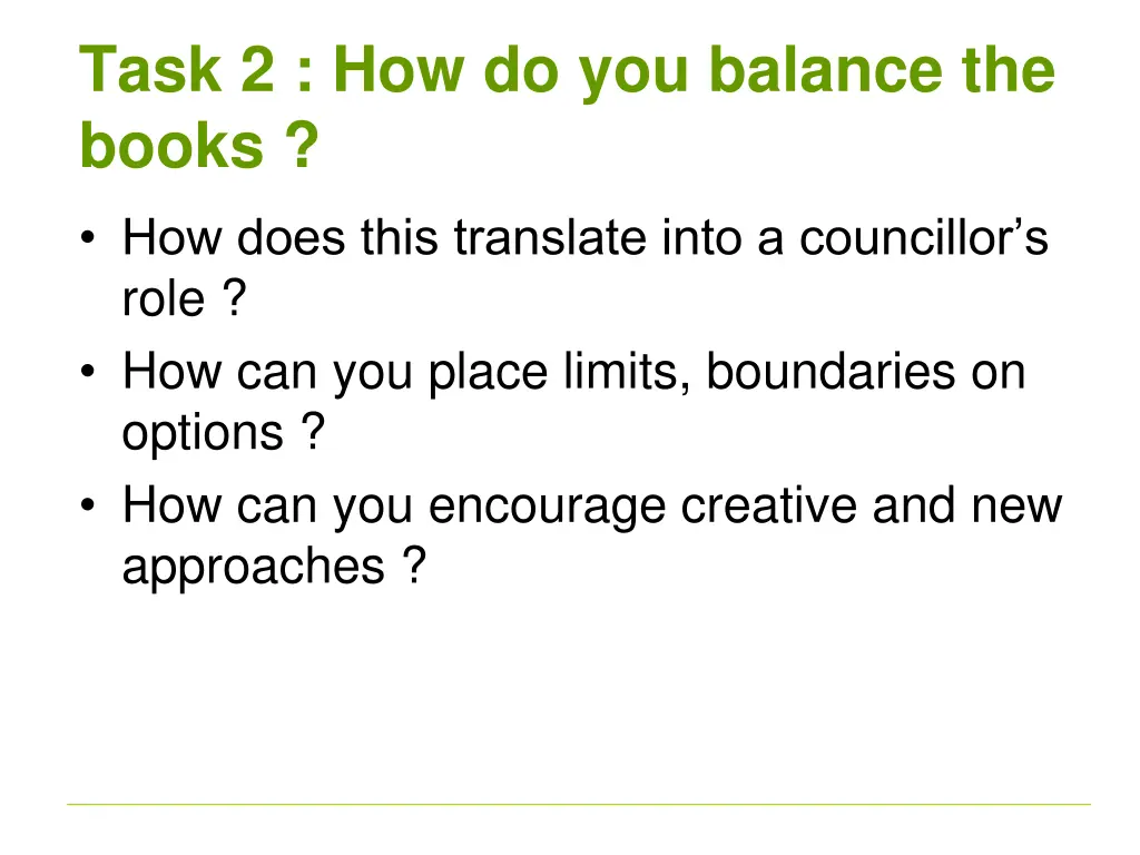 task 2 how do you balance the books