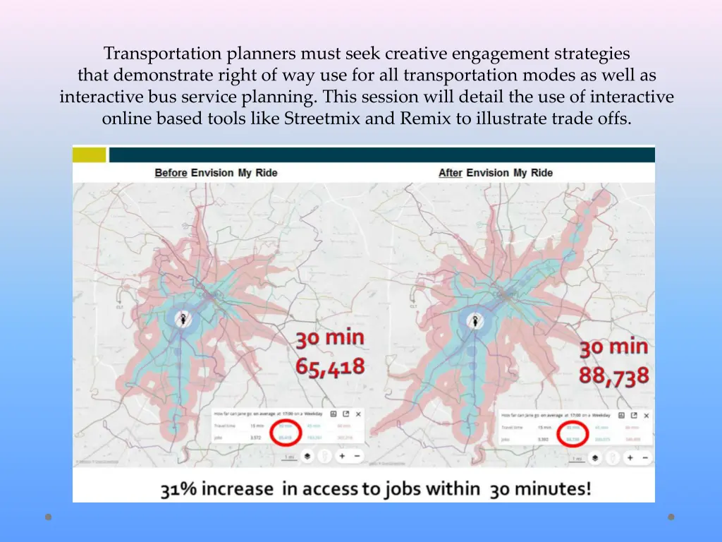 transportation planners must seek creative