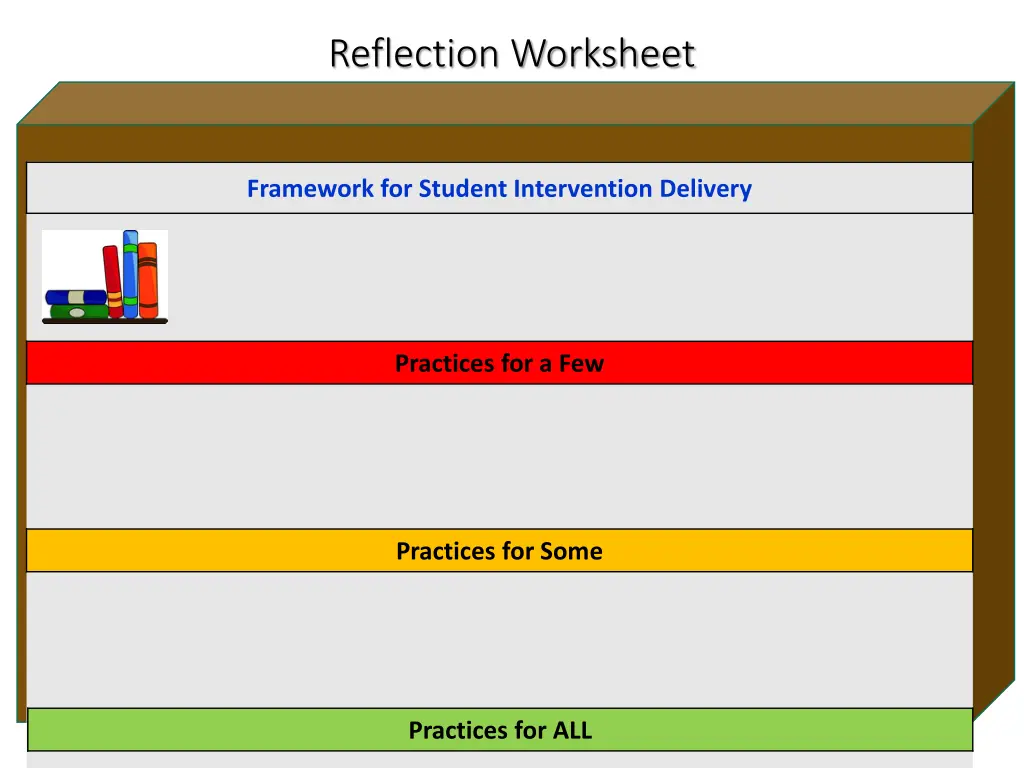 reflection worksheet