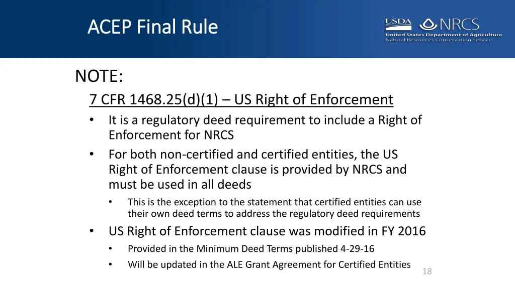 acep final rule acep final rule 15