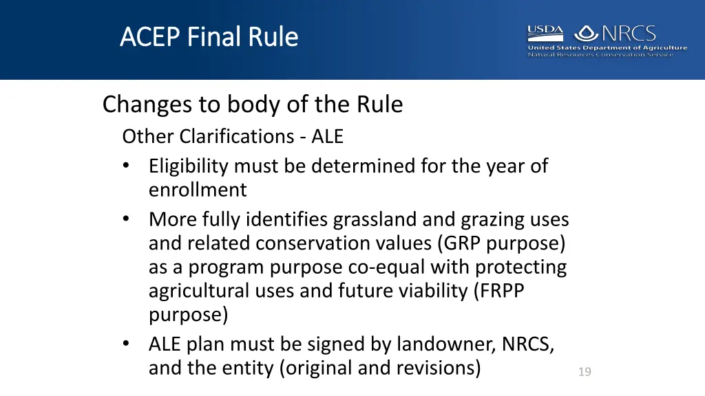 acep final rule acep final rule 16