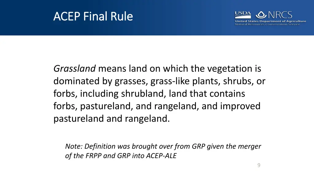 acep final rule acep final rule 7