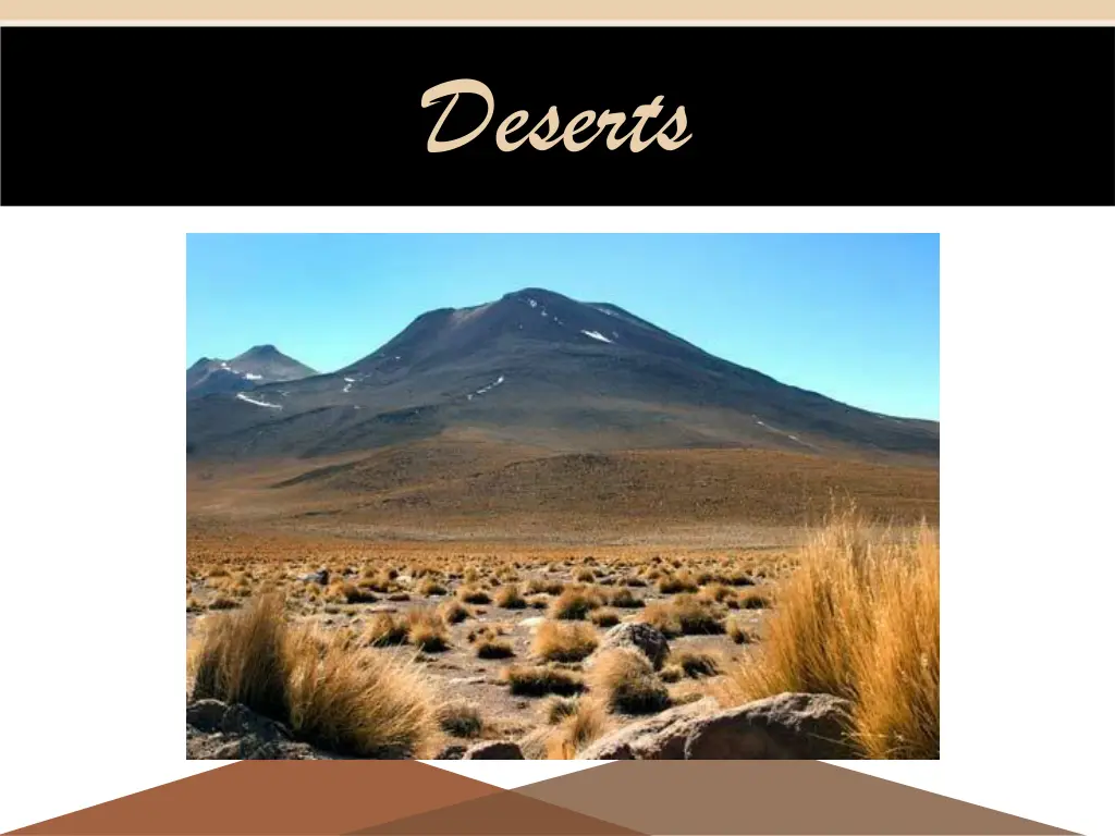 deserts