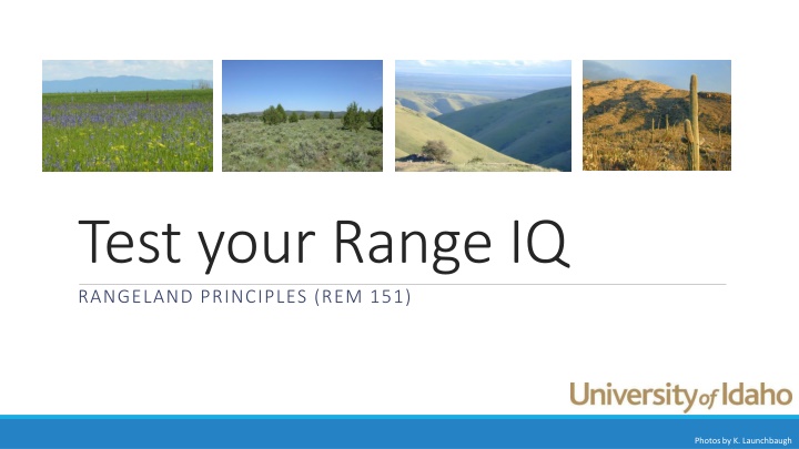 test your range iq rangeland principles rem 151