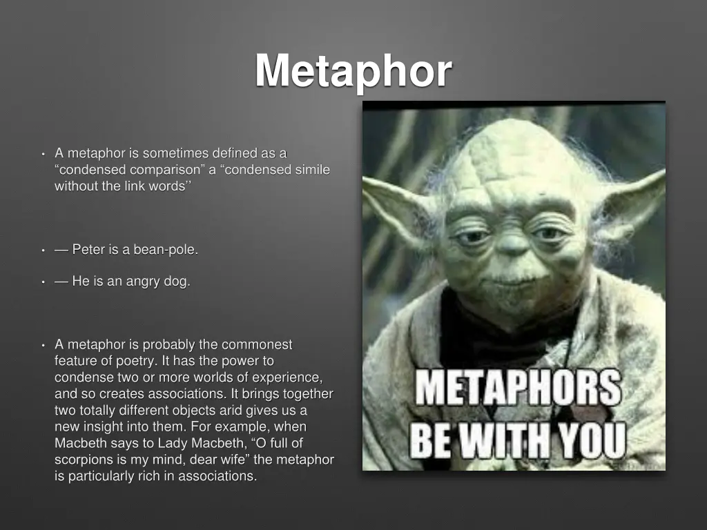 metaphor