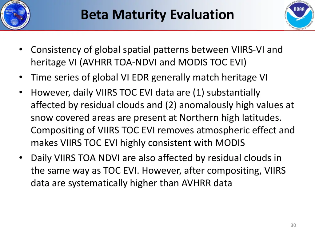 beta maturity evaluation 9