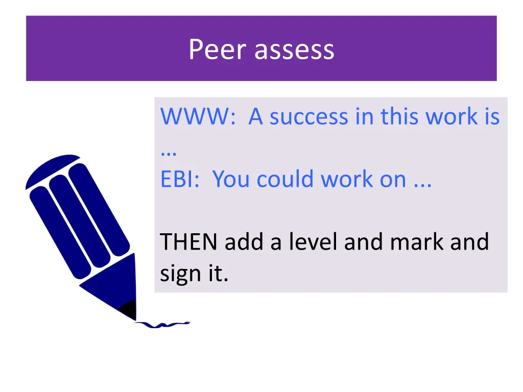 peer assess