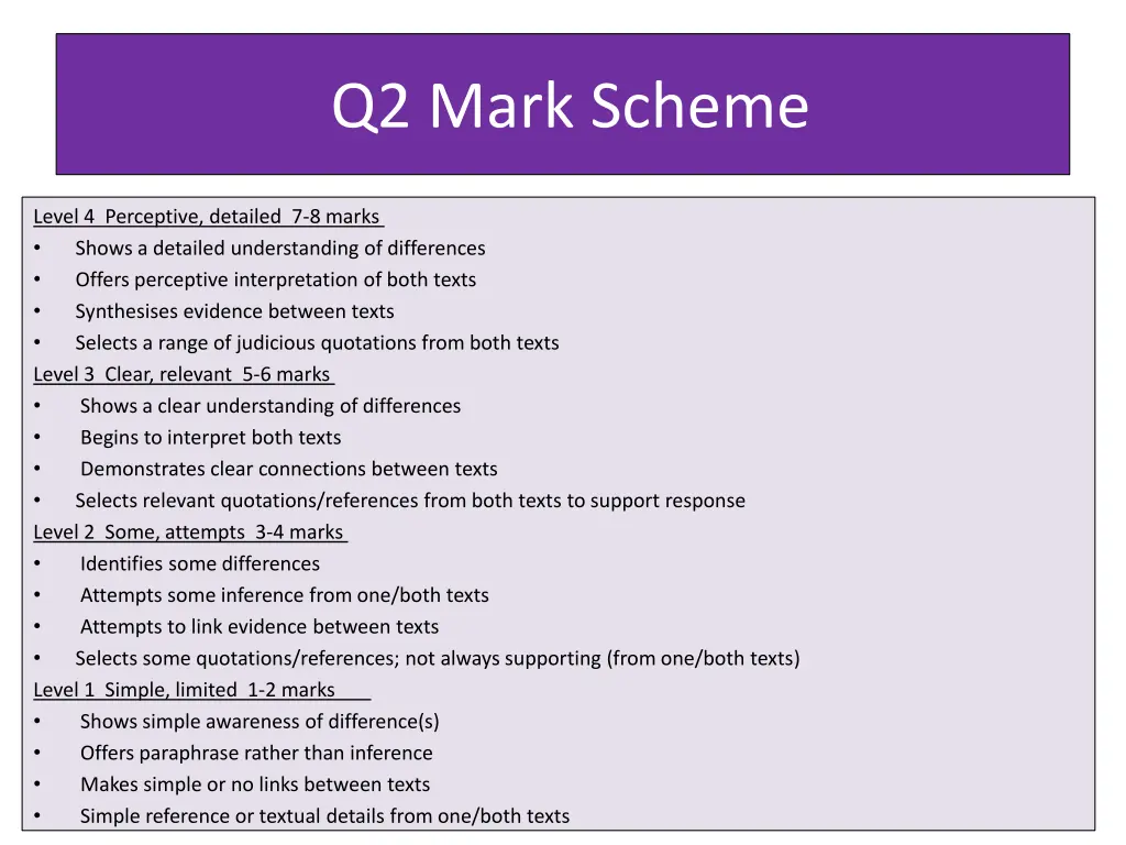 q2 mark scheme