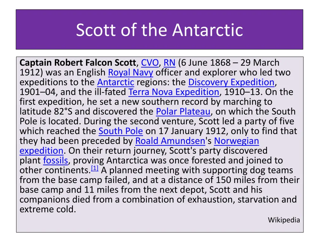 scott of the antarctic