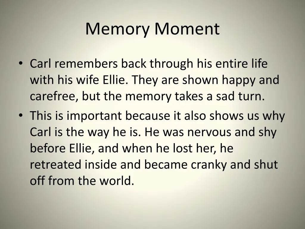 memory moment 1