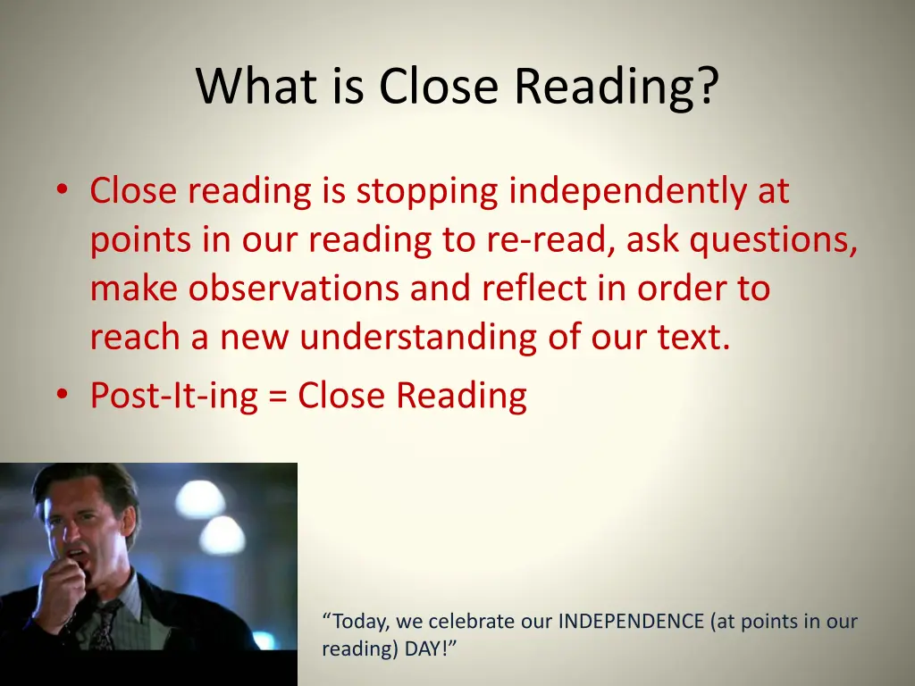 what is close reading