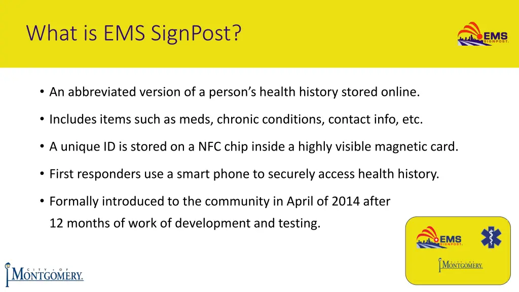 what is ems signpost