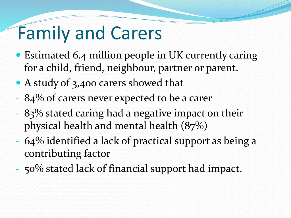 family and carers 1