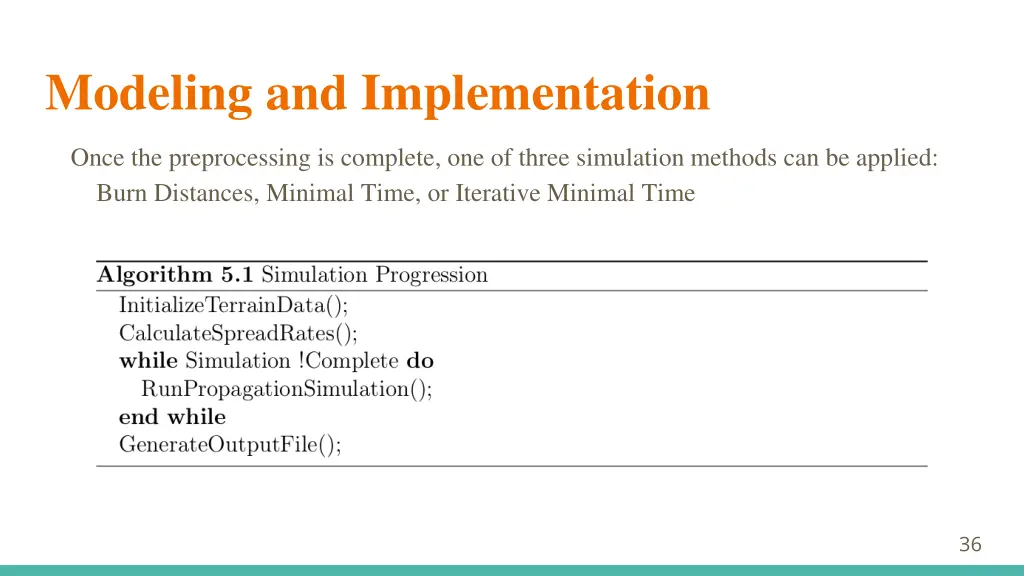 modeling and implementation