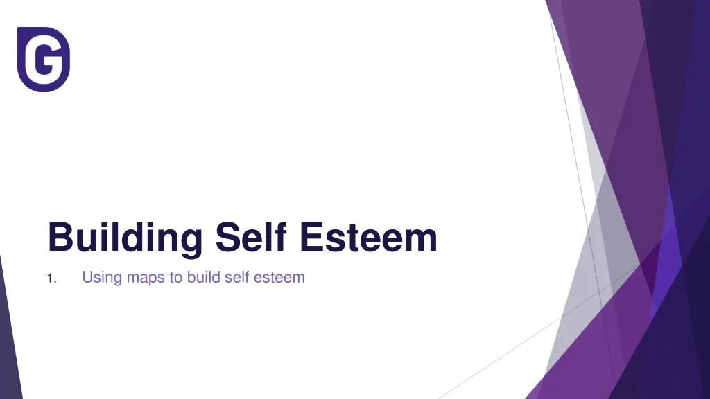 building self esteem using maps to build self