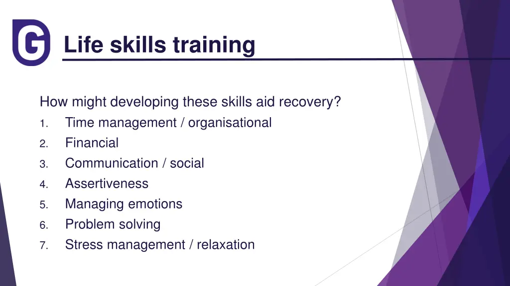 life skills training